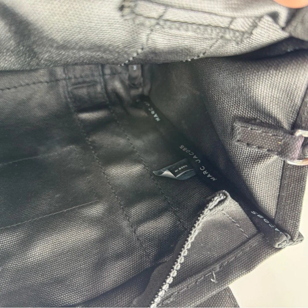 Marc Jacobs The Tote Bag Black Canvas Small/Mini Crossbody